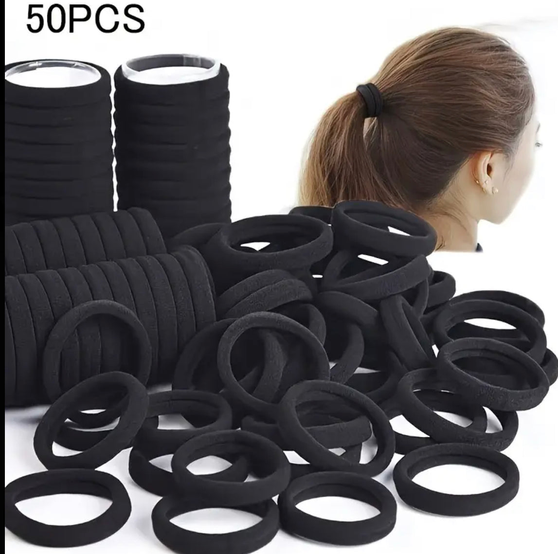 Lot de 50 Élastiques Antidérapants – Maintien Élégant au Quotidien