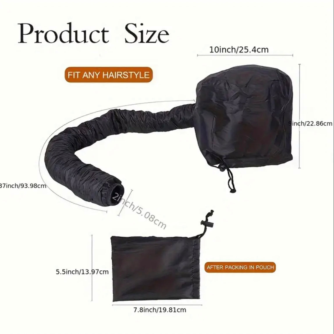 Bonnet de Séchage Doux – Confort et Soin Capillaire à Domicile