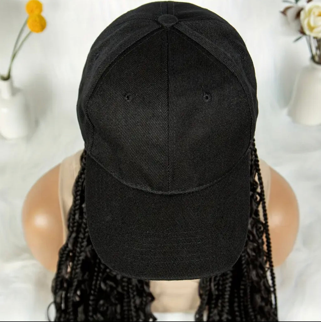 Bohémienne | Perruque Twist Braids avec Casquette – Style Naturel et Pratique
