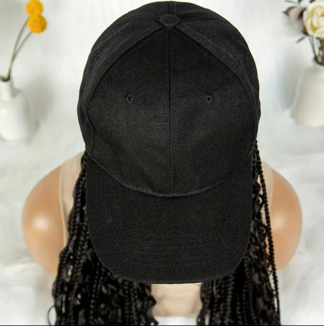Bohémienne | Perruque Twist Braids avec Casquette – Style Naturel et Pratique
