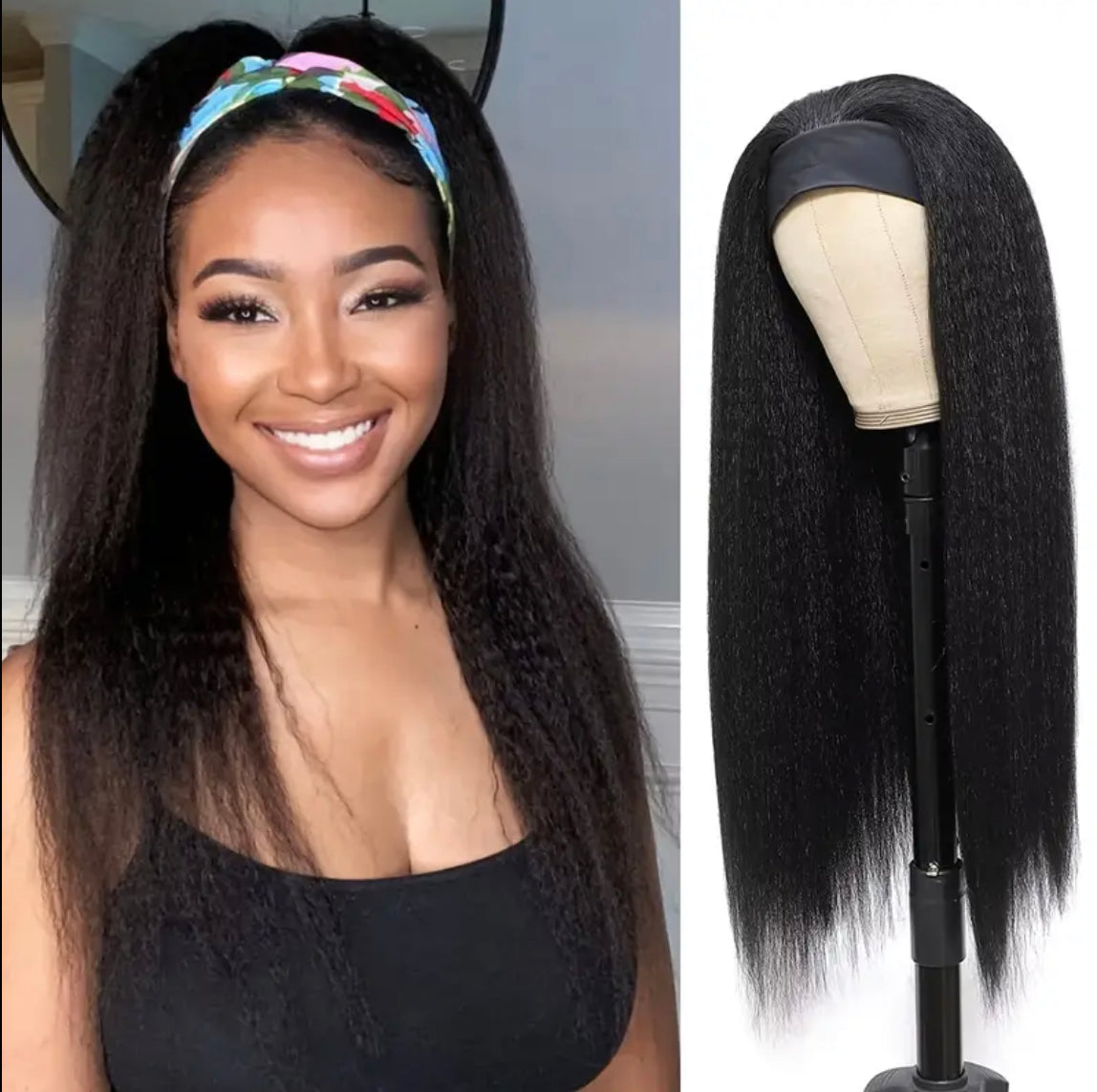 Perruque Bandeau Gloire – Style Naturel et Élégant pour Femmes