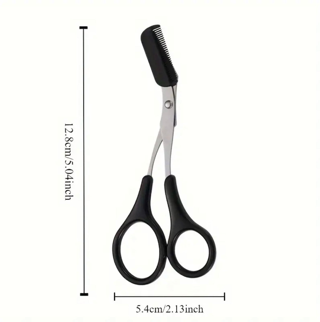 Ciseaux à Sourcils Précision – Kit Modelage Compact & Sécurisé